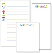 Queen Bee Personalized Note Pads - Painted Dark Set (NP-PD)